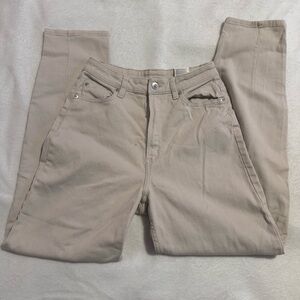 Beige H&M twill pants